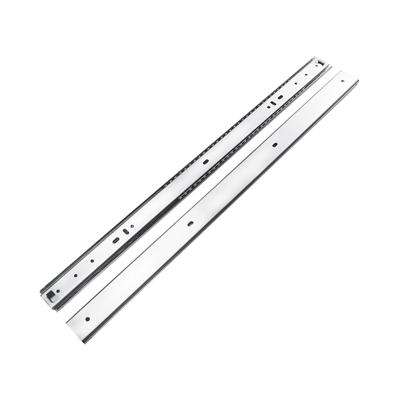 Wholesale bearing drawer slides 2 folds telescopic rail 35mm